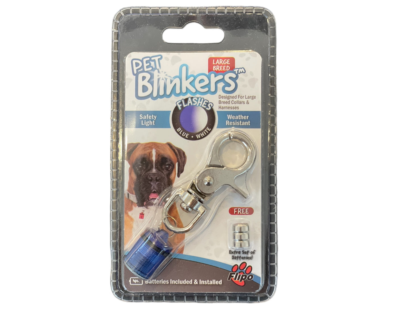 Large Breed - Pet Blinkers™ Flashing LED Pet Safety Light
