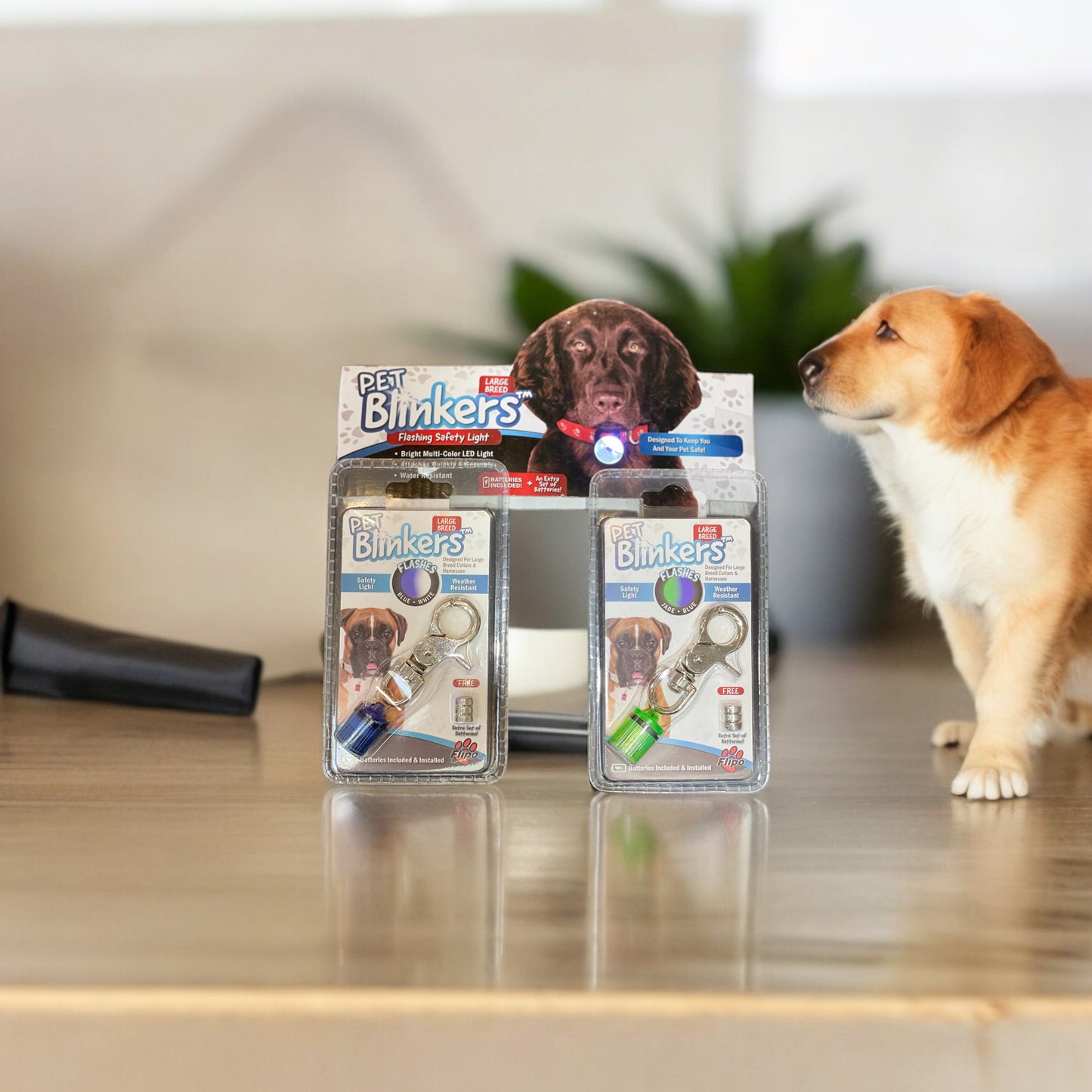 Small Breed - Pet Blinkers™ Flashing LED Pet Safety Light