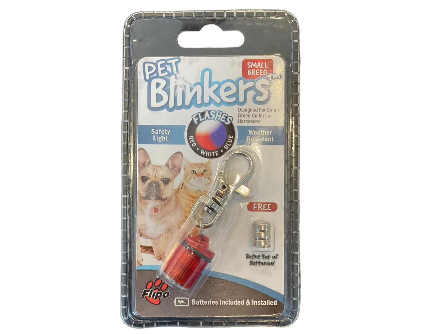 Small Breed - Pet Blinkers™ Flashing LED Pet Safety Light
