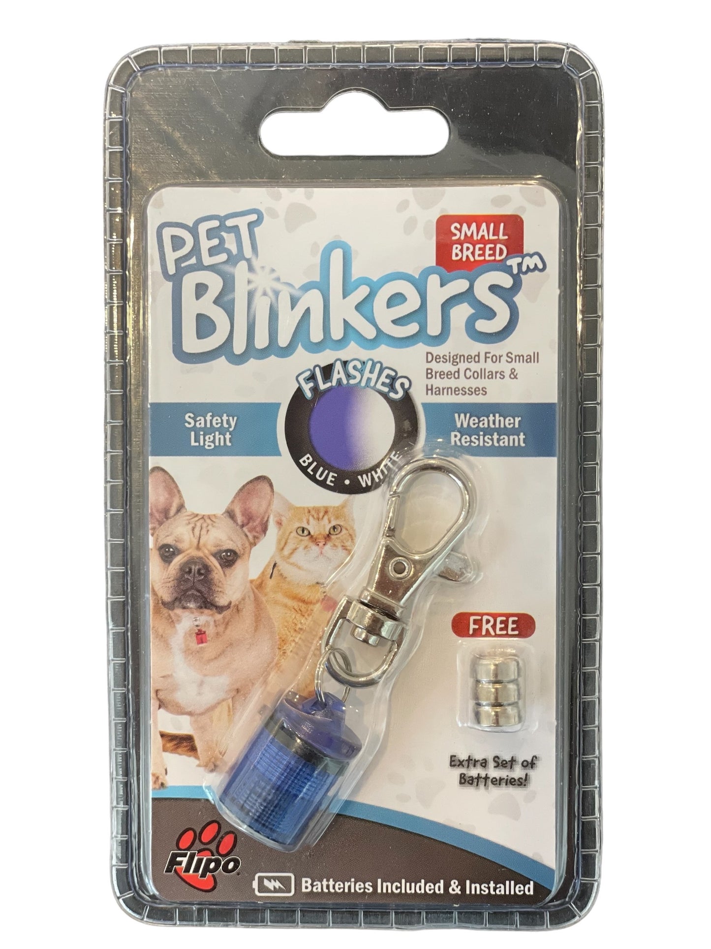 Small Breed - Pet Blinkers™ Flashing LED Pet Safety Light